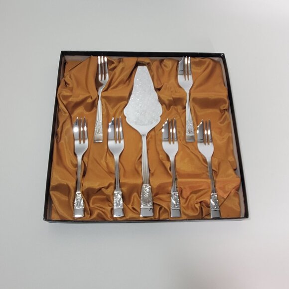 Vintage Dessert/Cake serving Set - Sheffield England - Picture 9 of 11